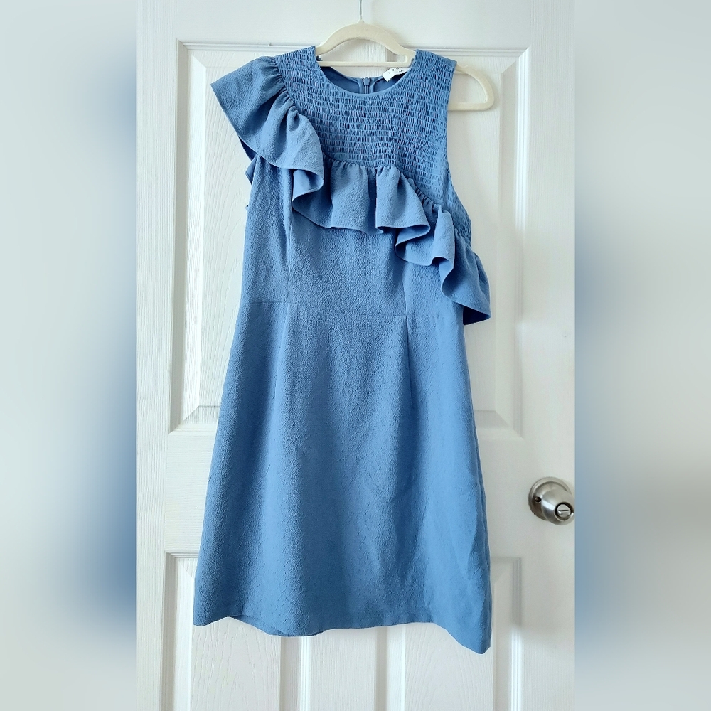 Sandro Paris Ruffle Sash Dress - Picture 2 of 5